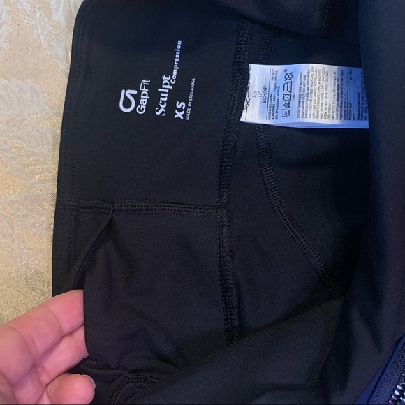 compression blue leggings size XS EUC GapFit - Picture 14 of 14